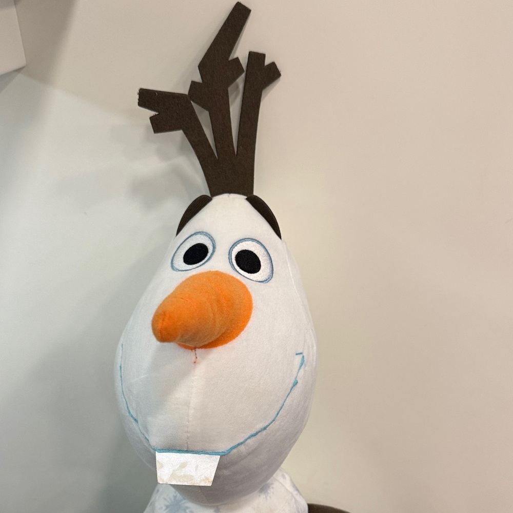 Disney Olaf Stuffed Animal Plush Toy - Frozen 2-White and Brown. Size 22” - Picture 2 of 12
